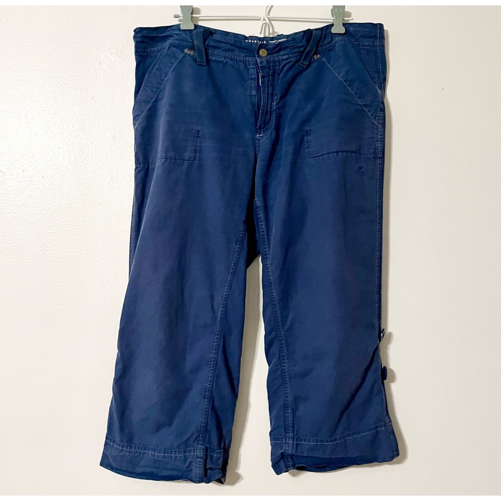Mountain Hardware Blue Roll Up Capri Pants Women’s Size 12